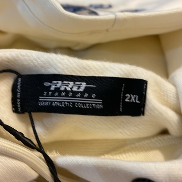 NFL DALLAS COWBOYS RETRO CLASSIC MEN’S PULLOVER HOODIE WHITE WITH BLUE - 2XL - Picture 10 of 11